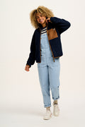 Original - Denim Dungarees in Light Wash Blue