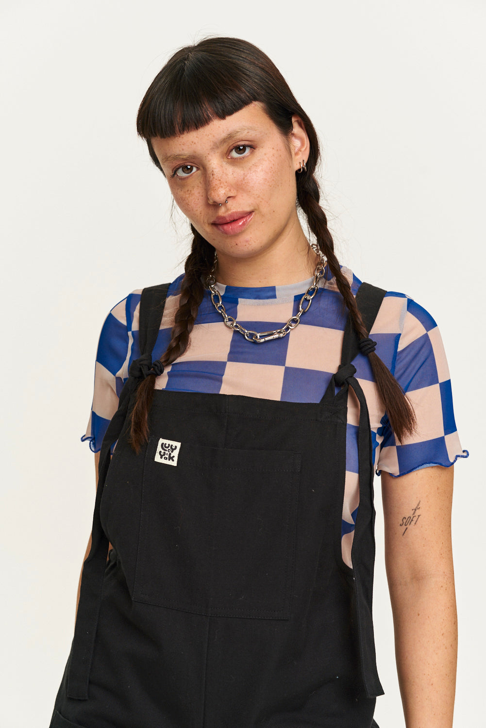 Original - Cotton Dungarees in Black