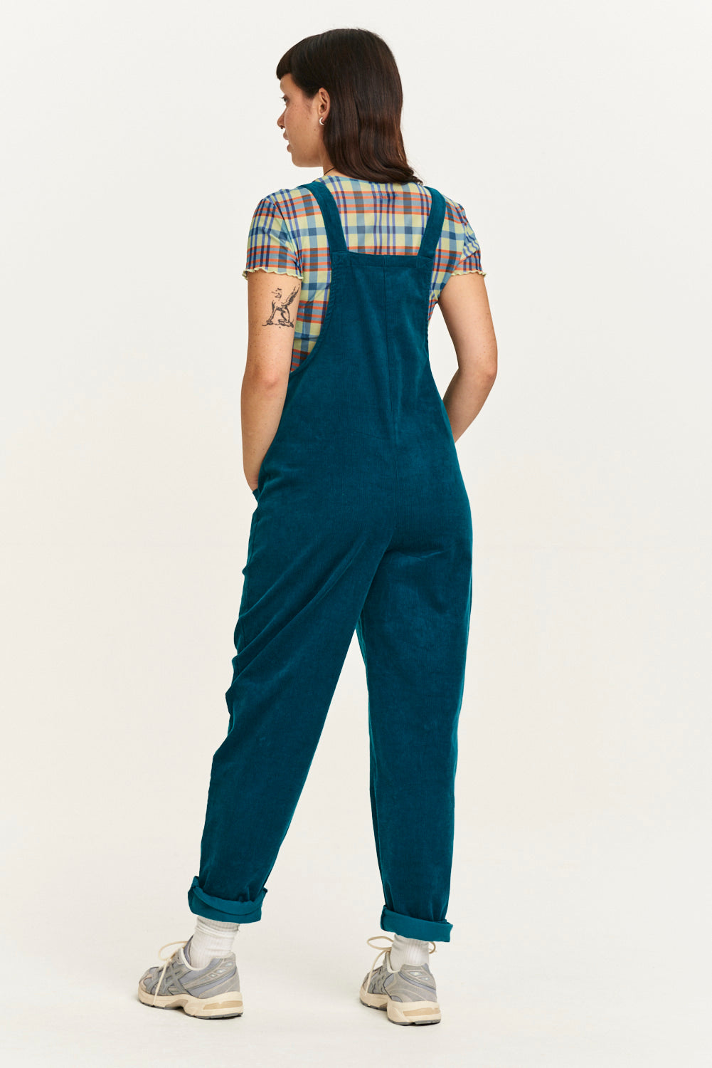 Original - Corduroy Dungarees in Teal