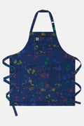 Ada - Denim Apron in Art Attack Print