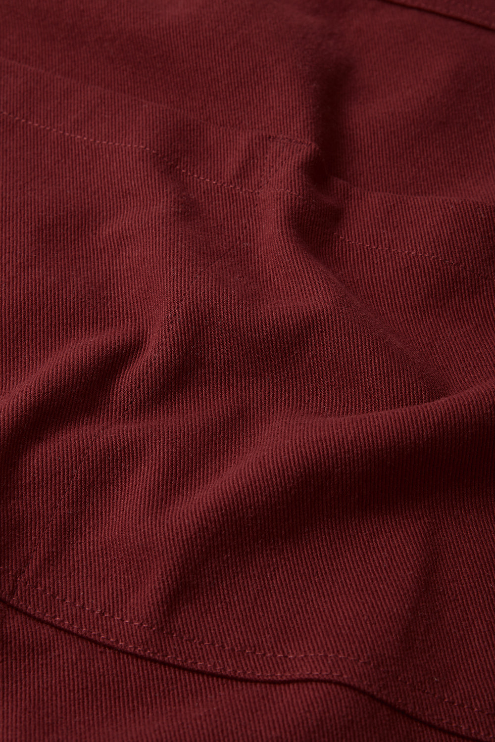 Ada - Heavyweight Cotton Apron in Maroon