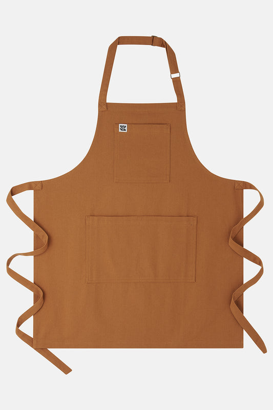 Ada - Heavyweight Cotton Apron in Tan