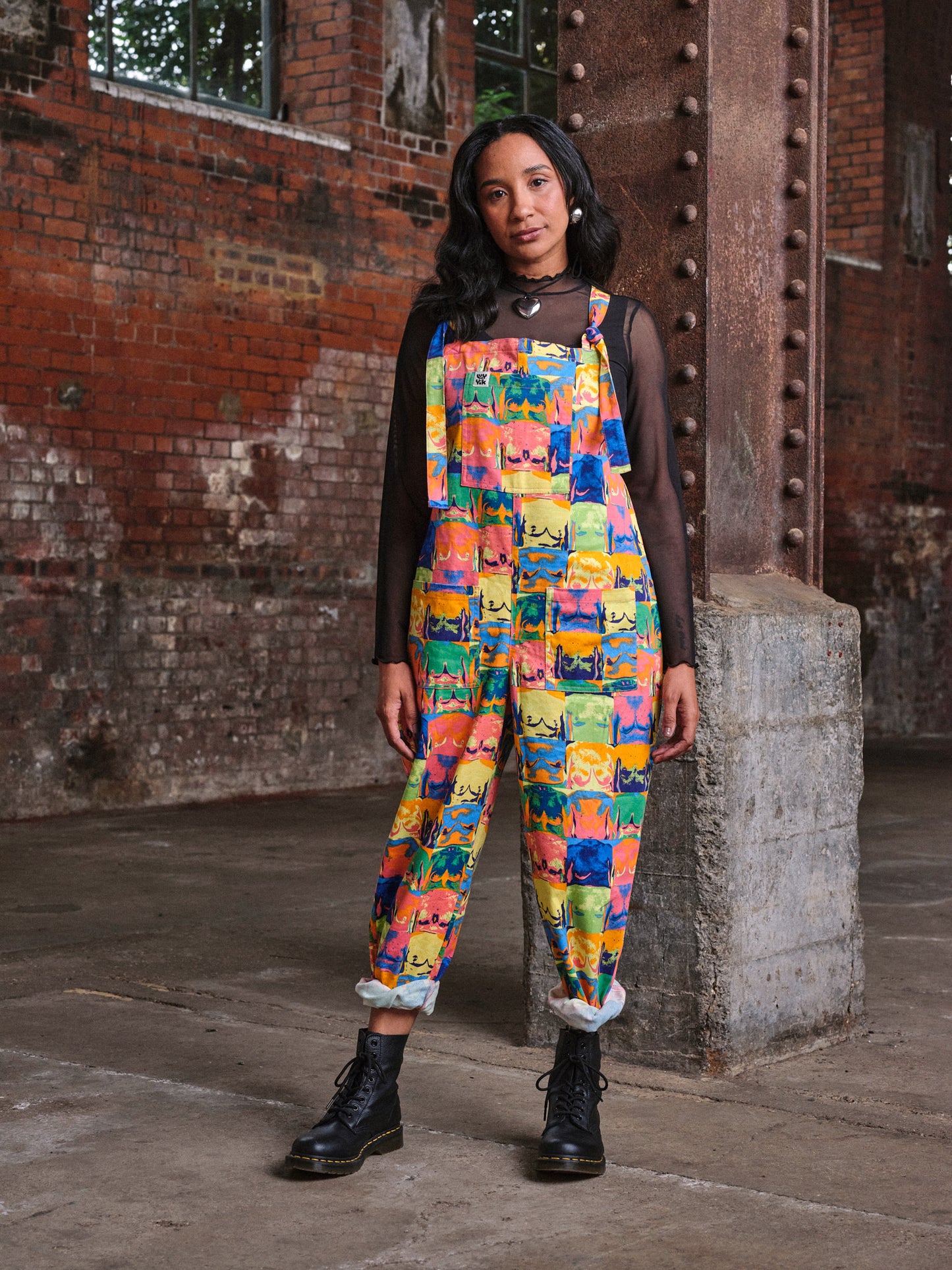 L.E. Original - Twill Dungaree in Baring All Print