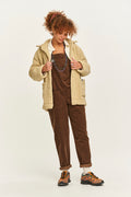 Original - Corduroy Dungarees in Cocoa Brown