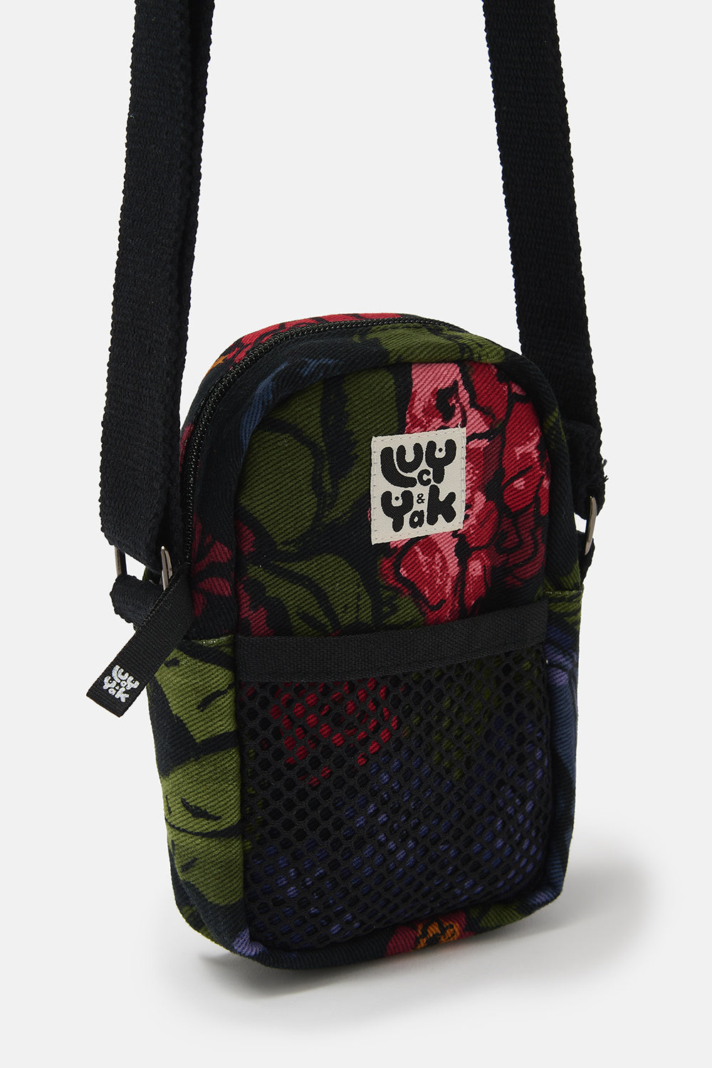 Brady - Twill Crossbody Bag in Maria Print