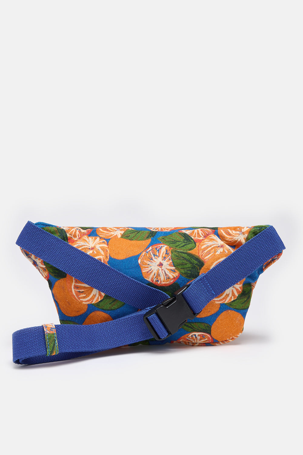 Brodie - Canvas Bumbag in Onda Oranges Print