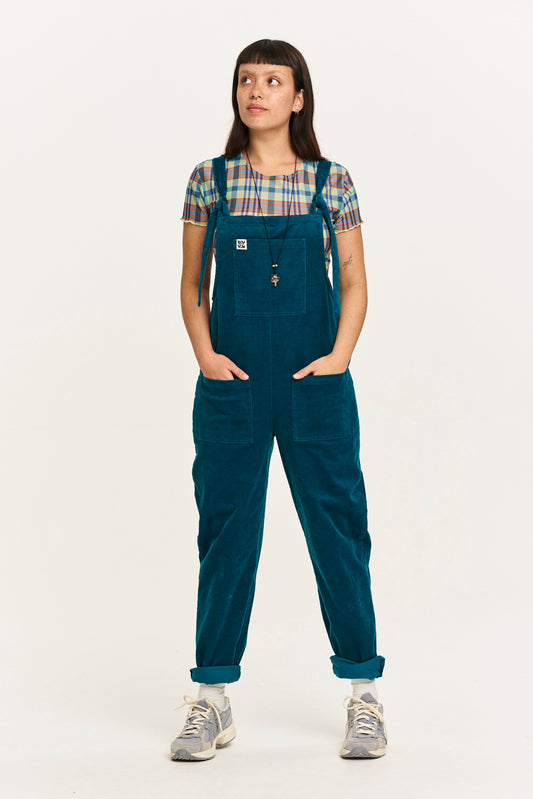 Original - Corduroy Dungarees in Teal