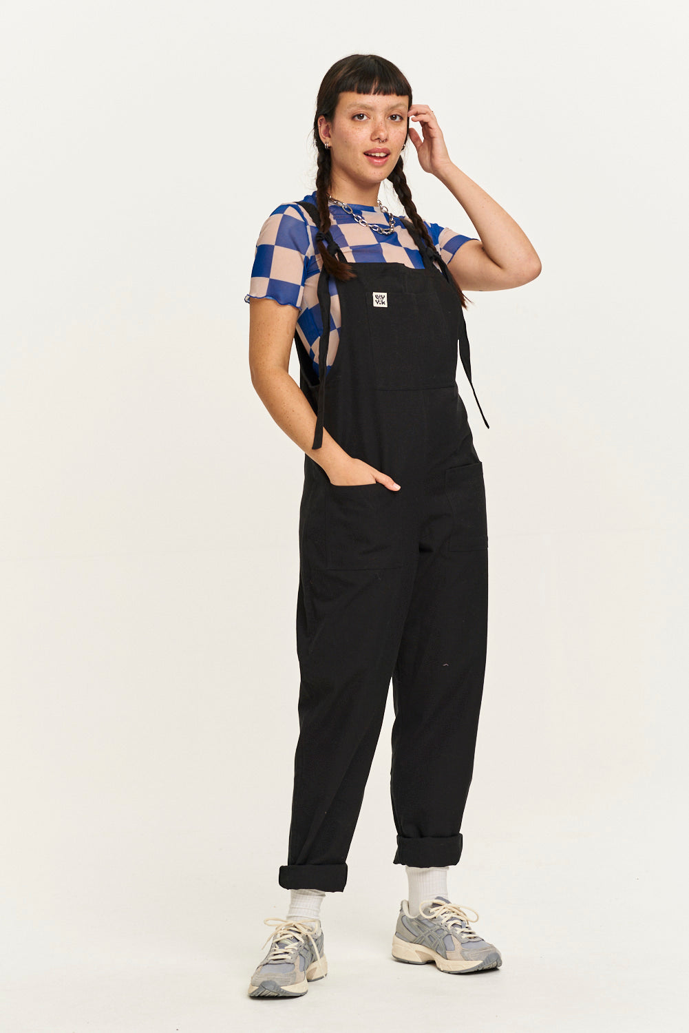 Original - Cotton Dungarees in Black