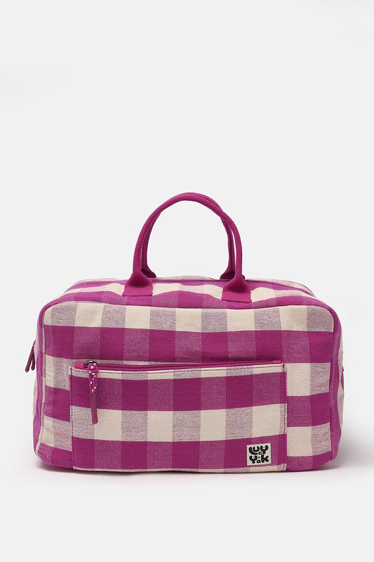 Coppola - Deadstock Weekend Bag in Pink Check Print