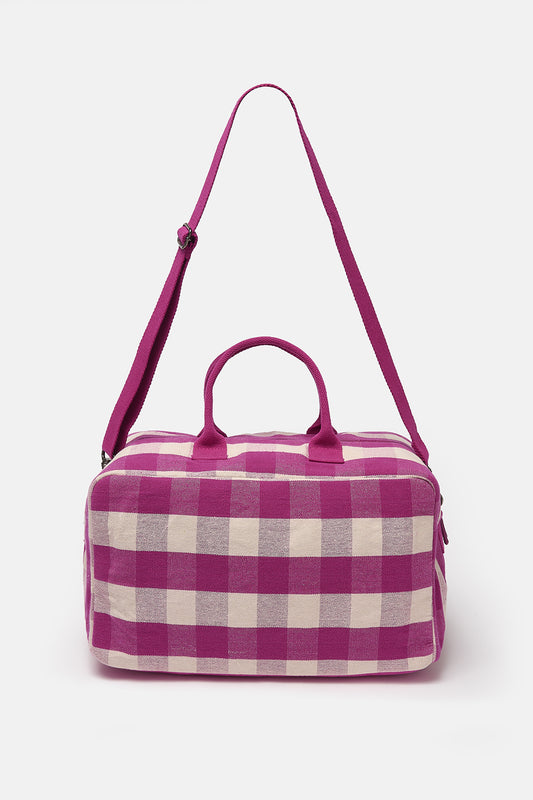 Coppola - Deadstock Weekend Bag in Pink Check Print