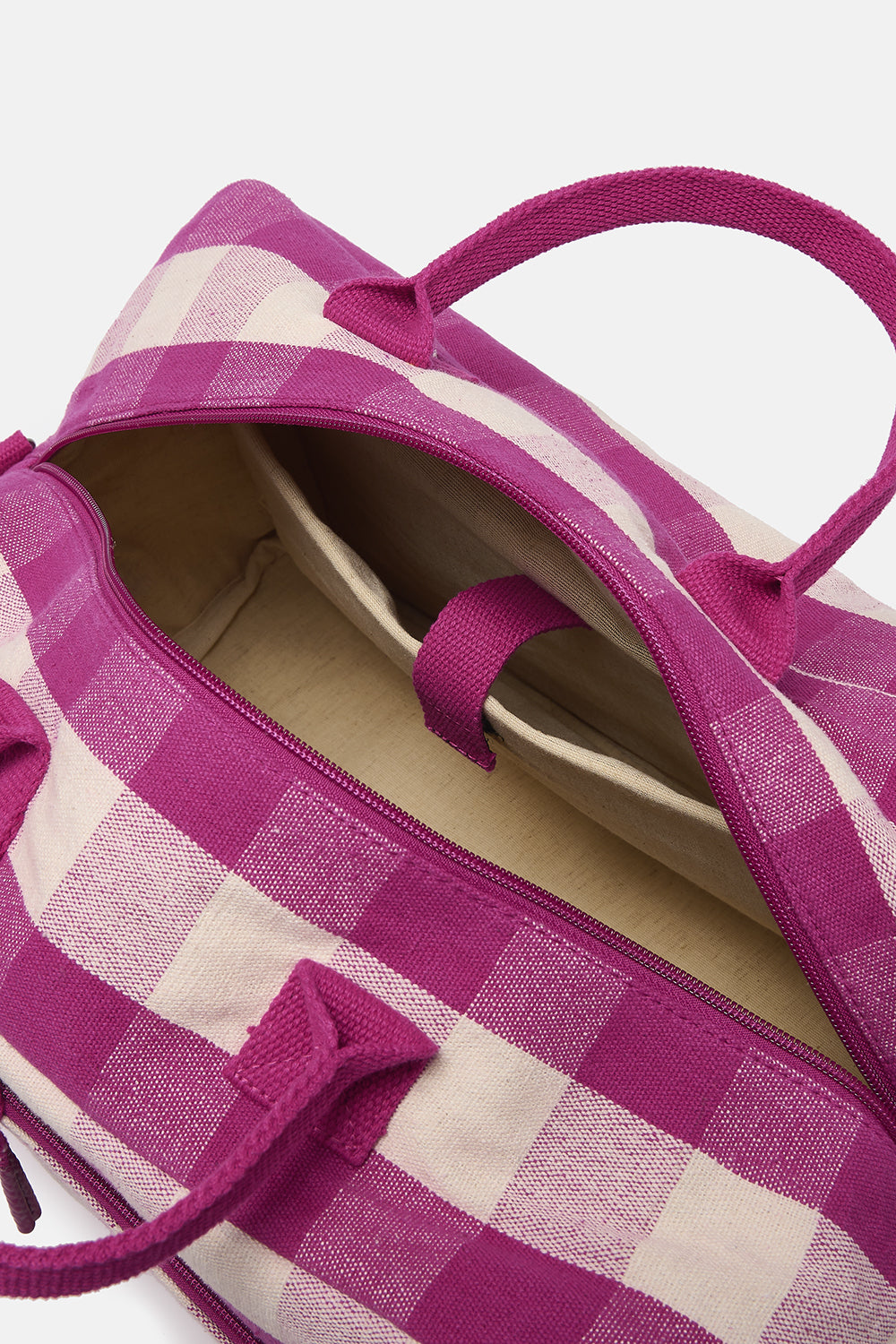 Coppola - Deadstock Weekend Bag in Pink Check Print