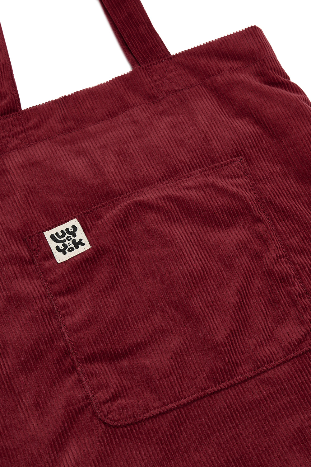 Felix - Corduroy Tote Bag in Maroon