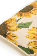 Bruna - Cushion Cover in Cream Sunflower Print