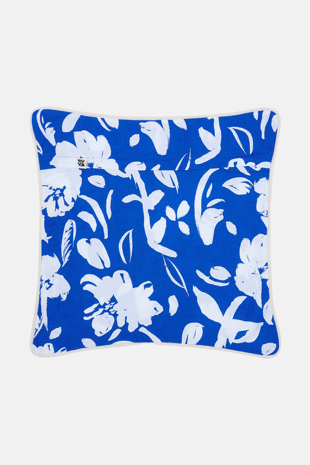 Cushion Cover in Blue Bloom Print