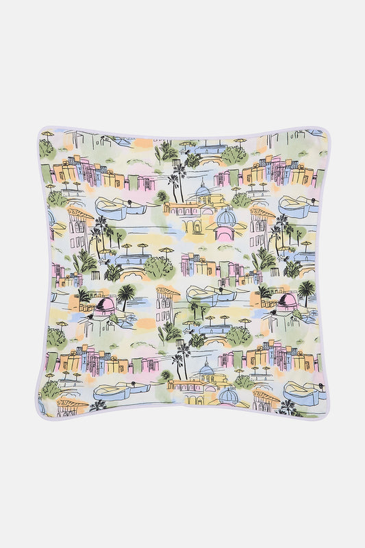 Cushion Cover in Wish You Were Here Print