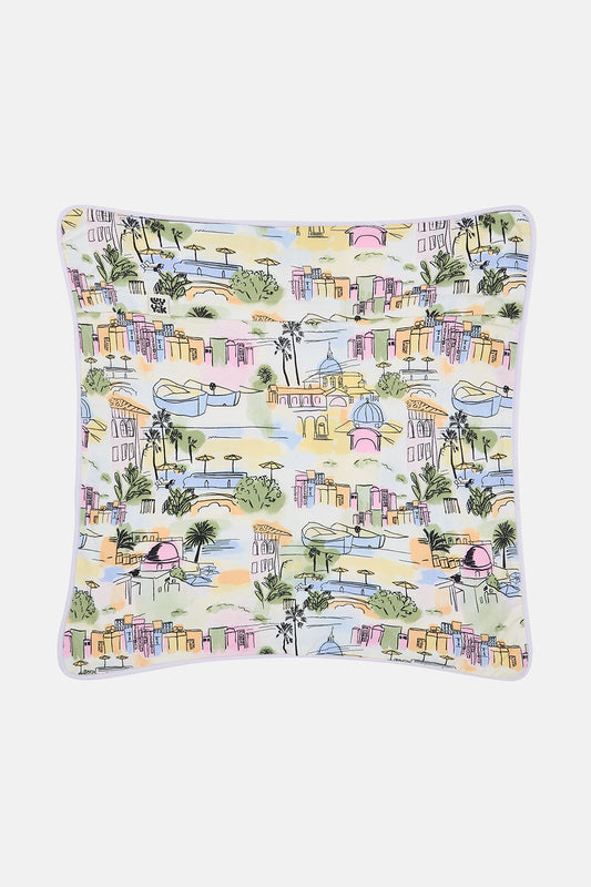 Cushion Cover in Wish You Were Here Print