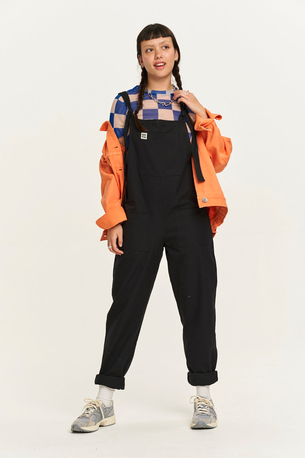 Original - Cotton Dungarees in Black