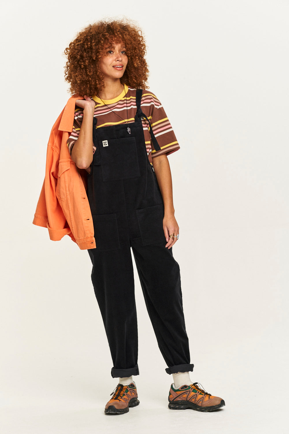 Original - Corduroy Dungarees in Black