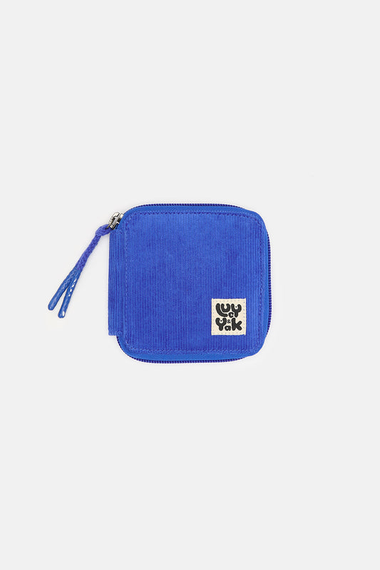 Eve - Corduroy Purse in Cobalt Blue