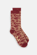 JoJo - Cotton Socks in in Brown & Cream Swirl