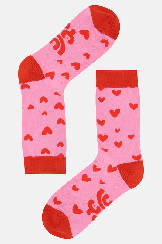 JoJo - Cotton Socks in Cupid Print