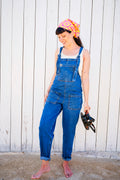 Original - Denim Dungarees in Mid Wash Blue