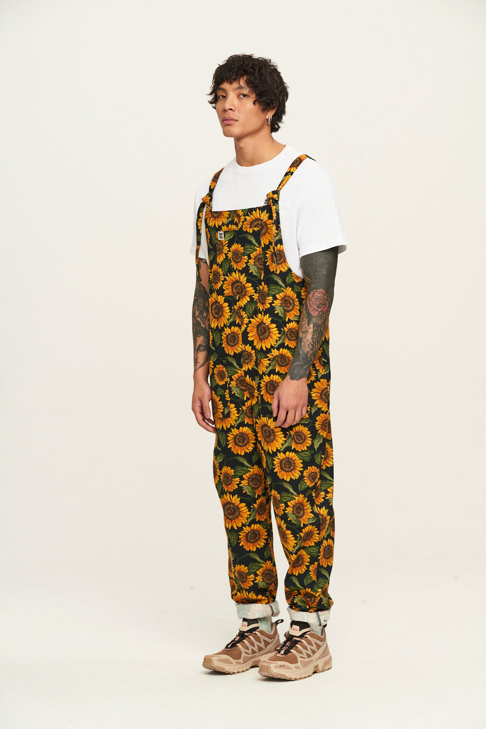 Original - Twill Dungarees in Sunflower Print