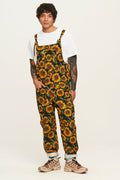 Original - Twill Dungarees in Sunflower Print