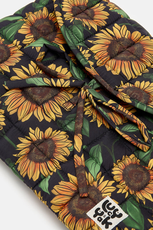 Laptop Case in Sunflower Print