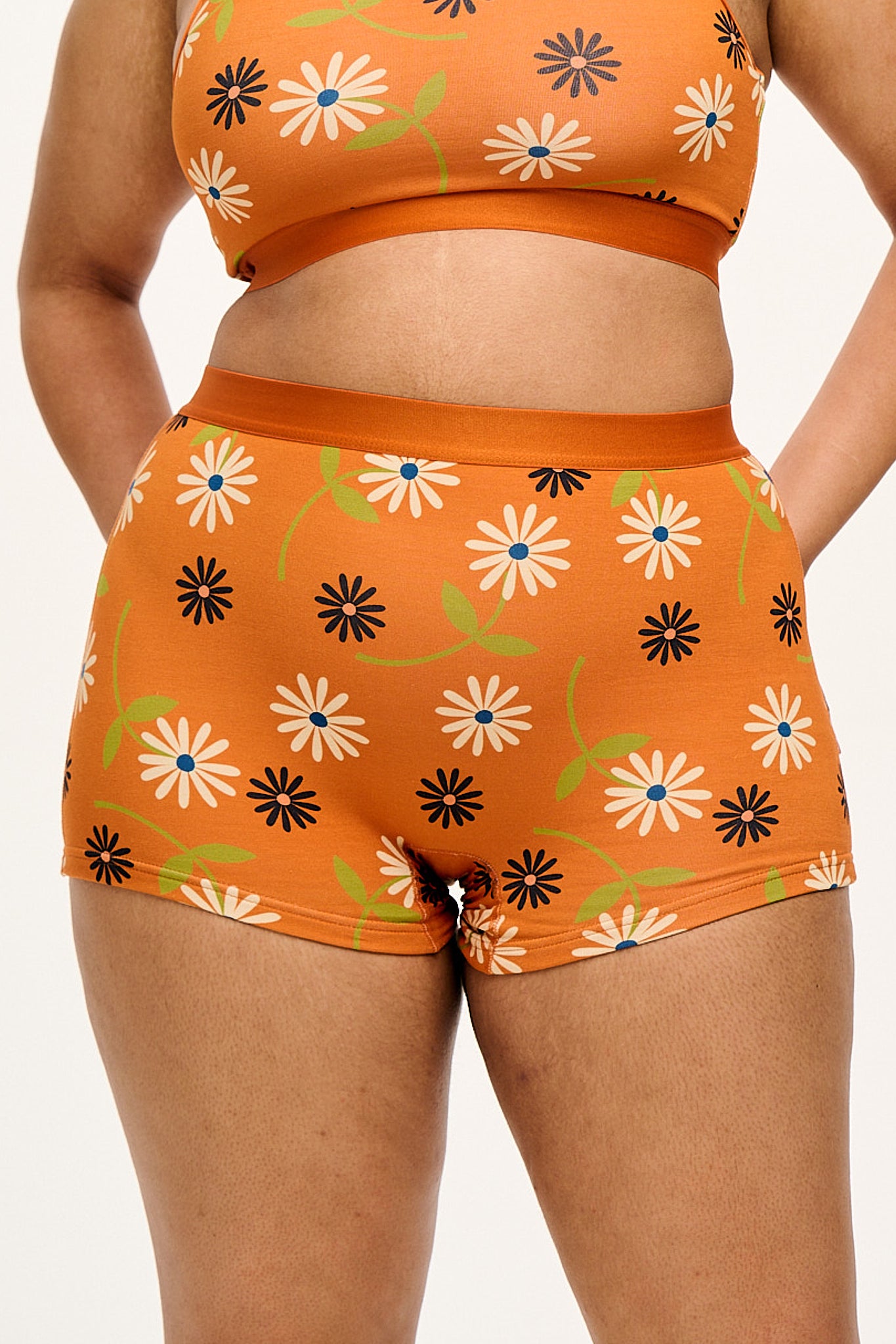 Joey - Cotton & Bamboo Boxer Shorts in Veronica Print