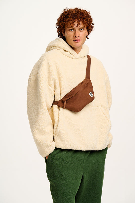 Brodie - Cotton Bumbag in Chestnut Brown