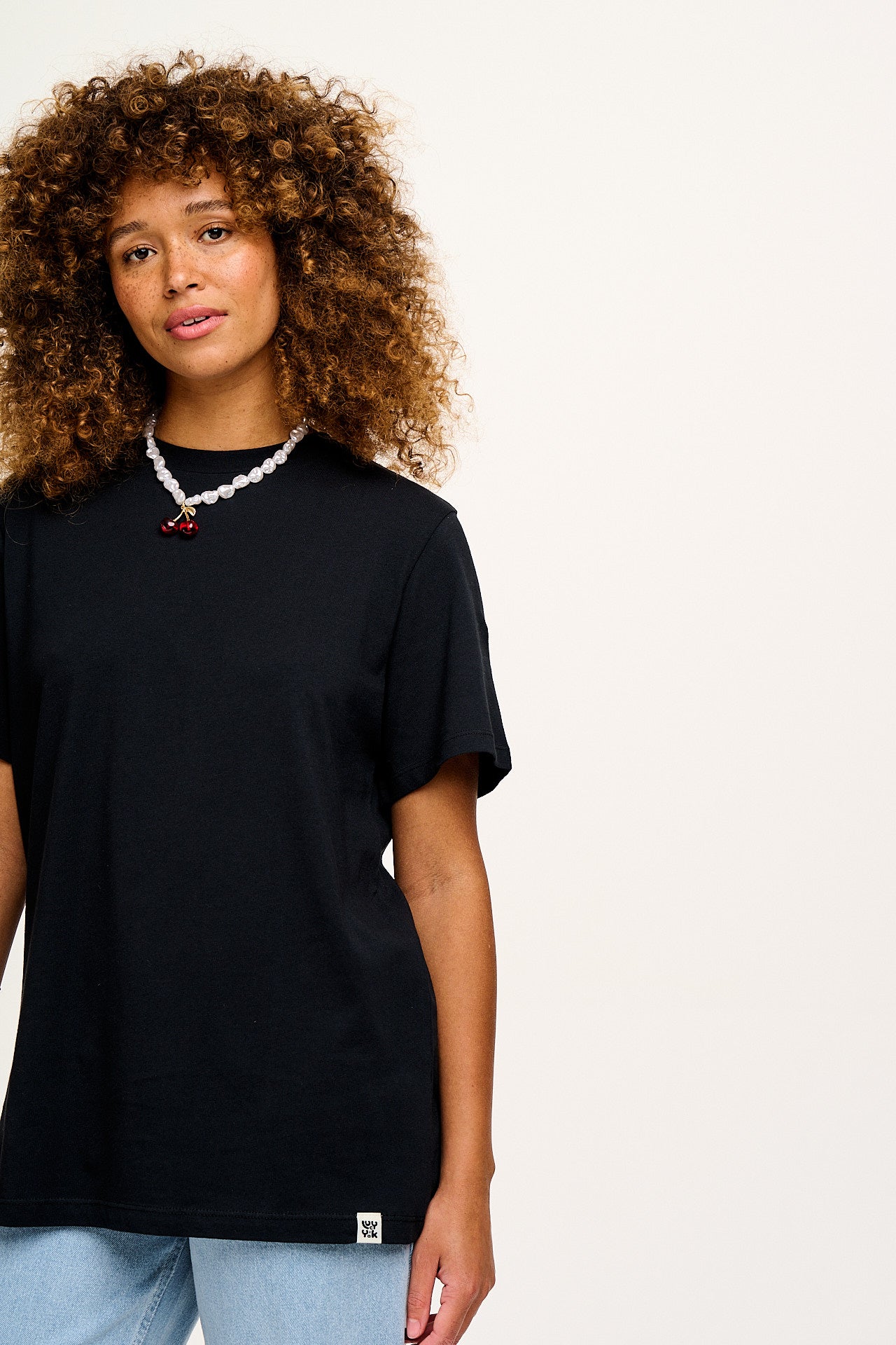 Denver - Cotton Tee in Black