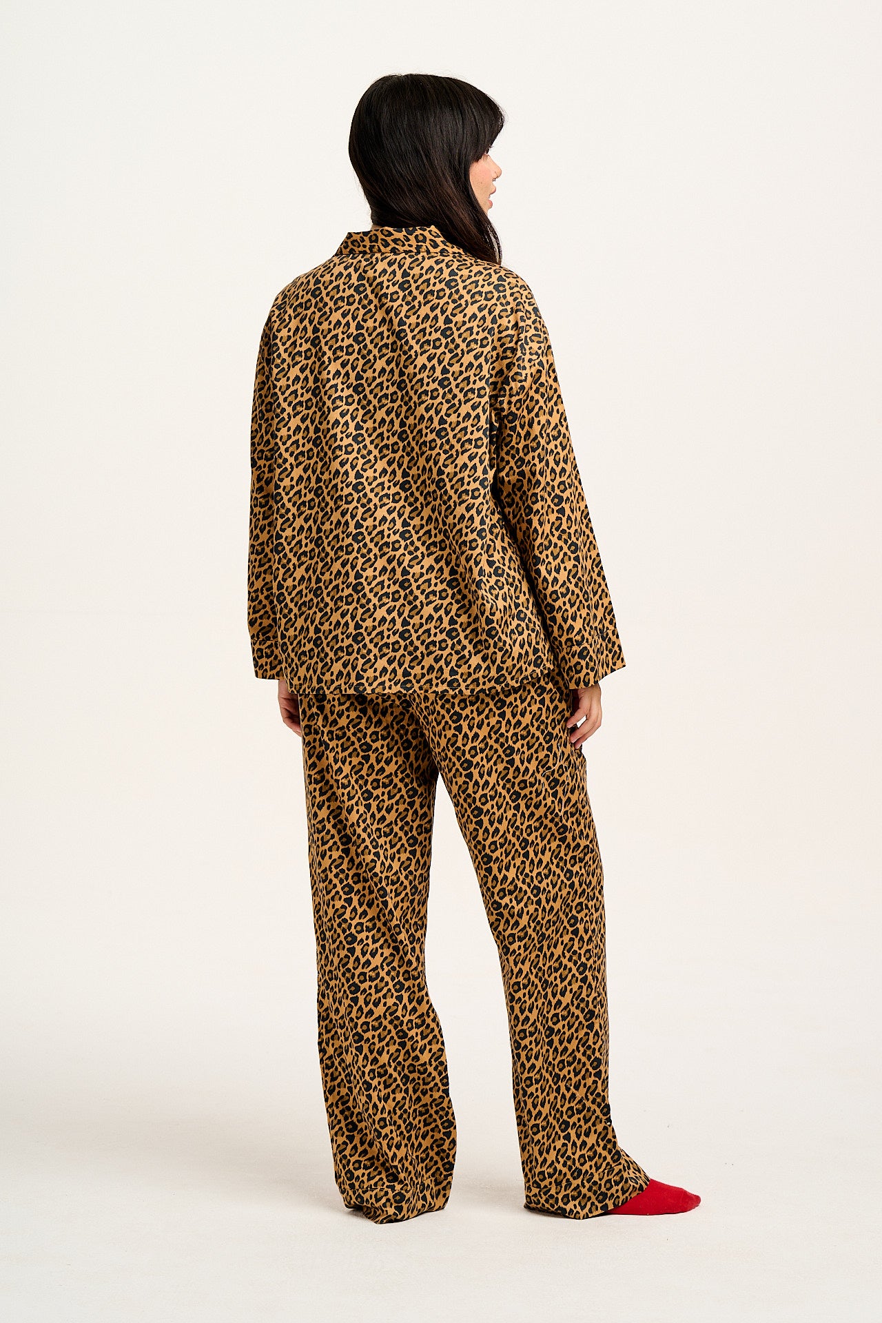 Dreamer - Soft Cotton Pyjama Set in Leopard Print