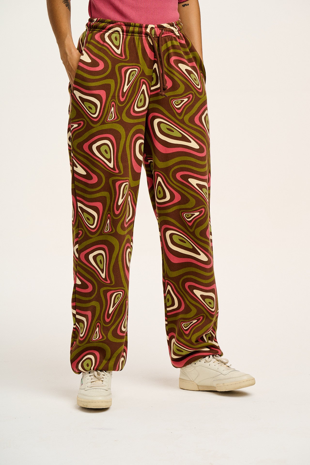 Jamie - Joggers in Brown Yosemite Print