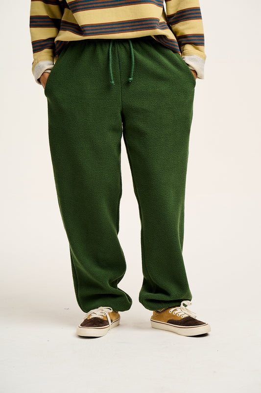 Jamie - Polar Fleece Jogger in Juniper Green