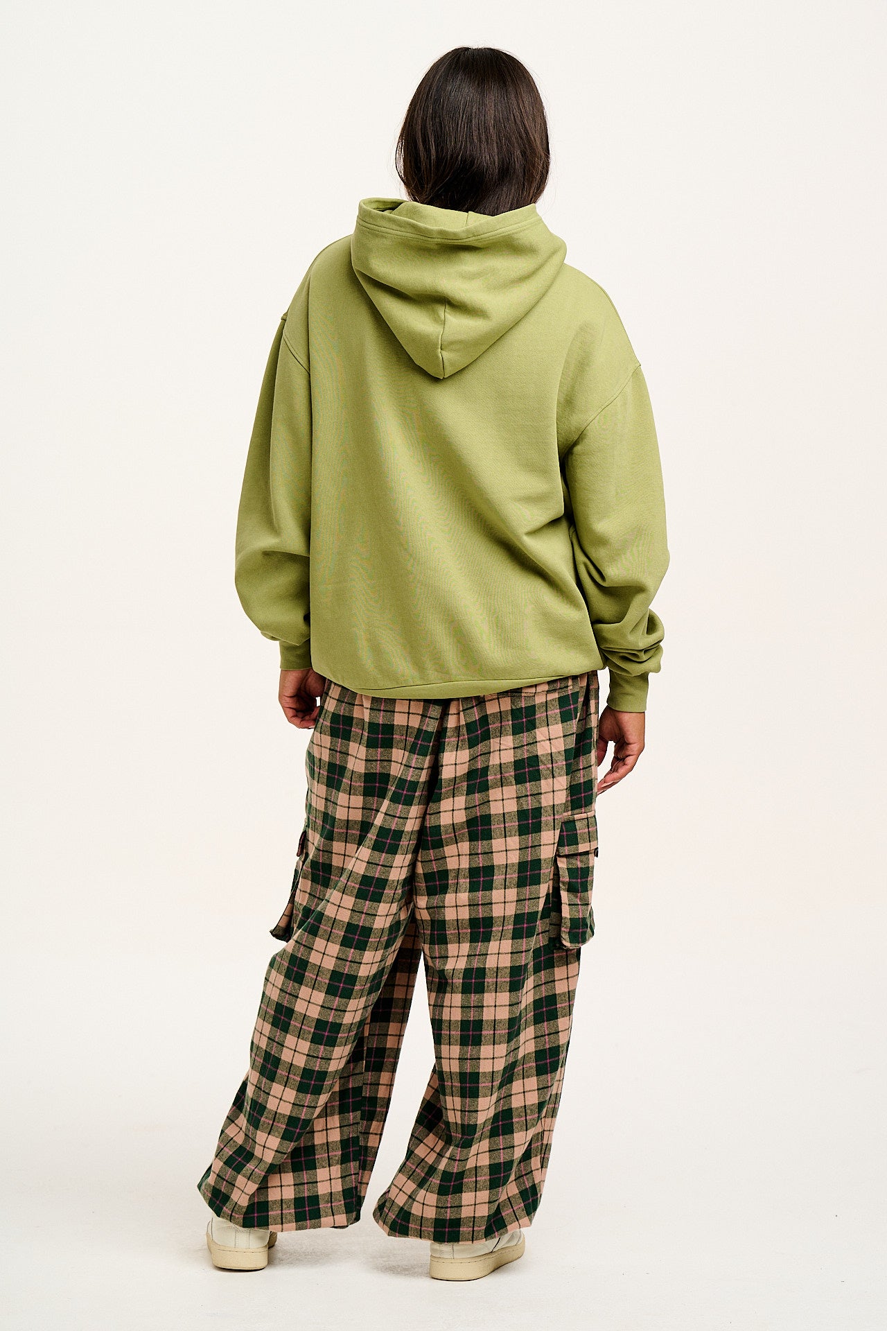 Bailey - Hoodie in Green with Natural Instinct Print