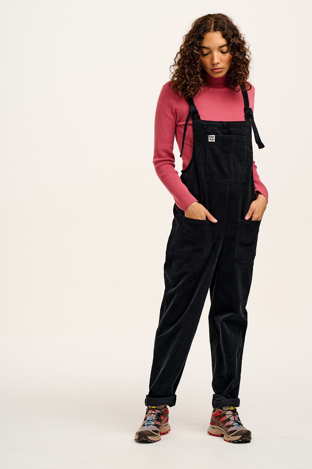 Original - Corduroy Dungarees in Black