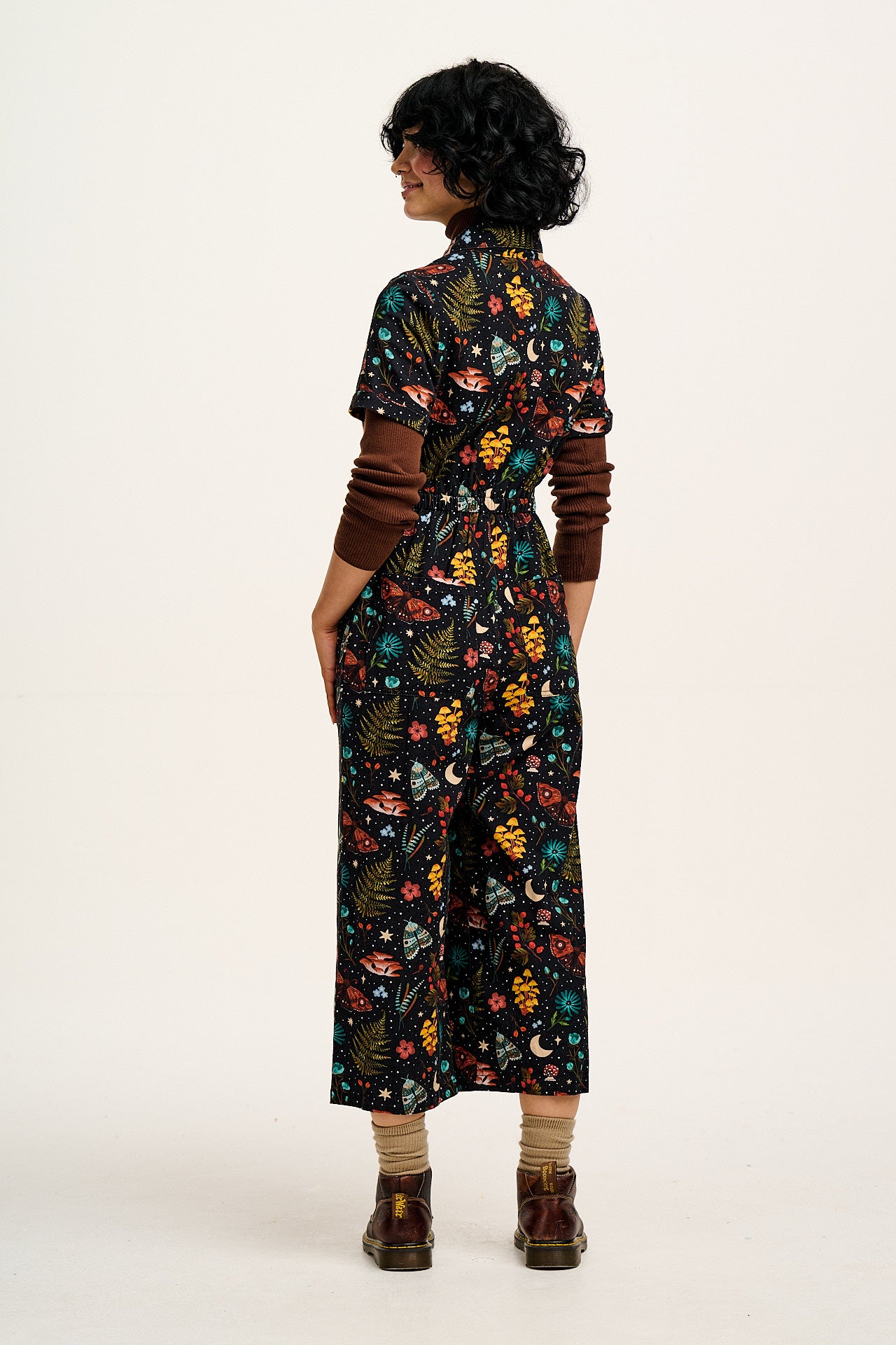 L.E. Ragan - Cotton Jumpsuit in Artist Print by Bojana