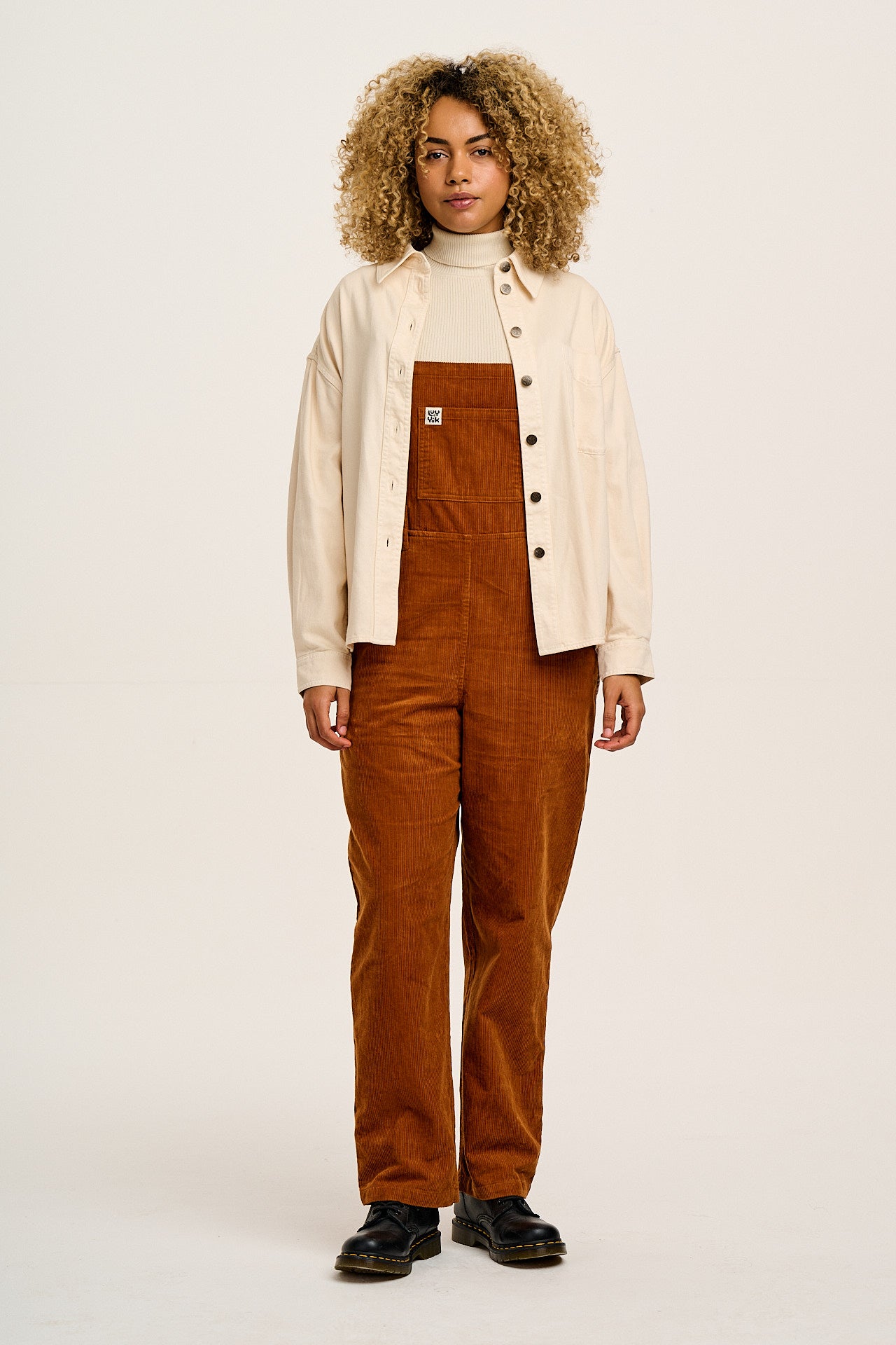 Sydney - Oversized Cotton Shirt in Ecru