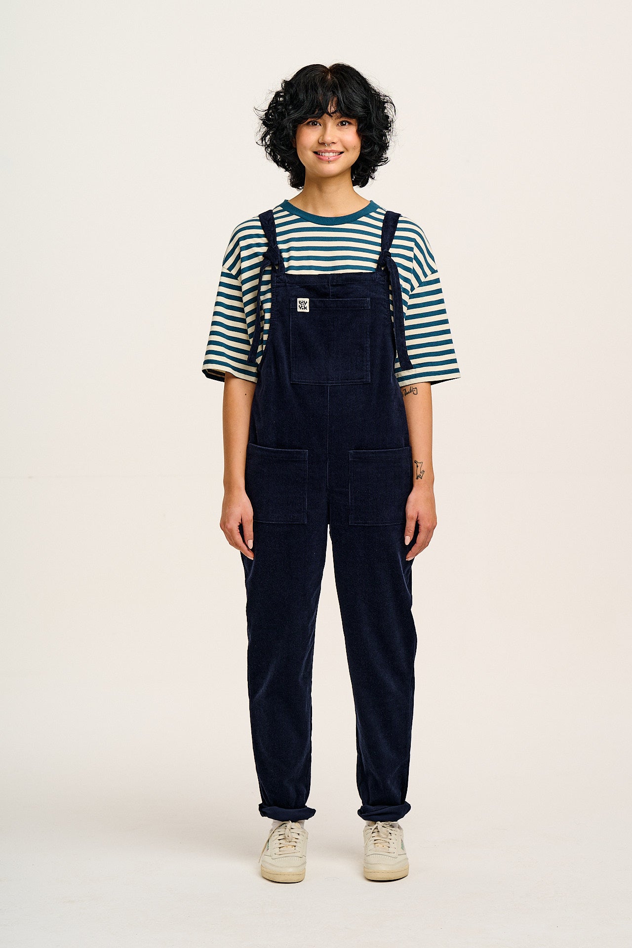 Original - Corduroy Dungarees in Sailor Blue