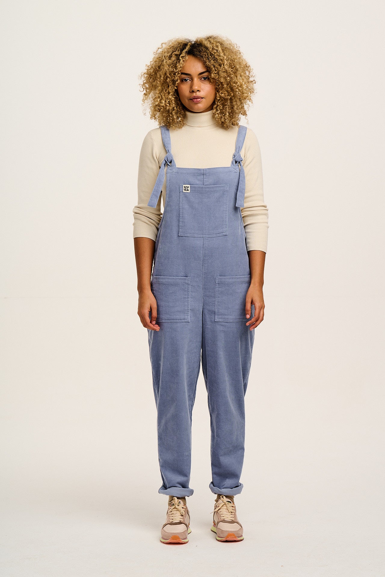 Original - Corduroy Dungarees in Powder Blue