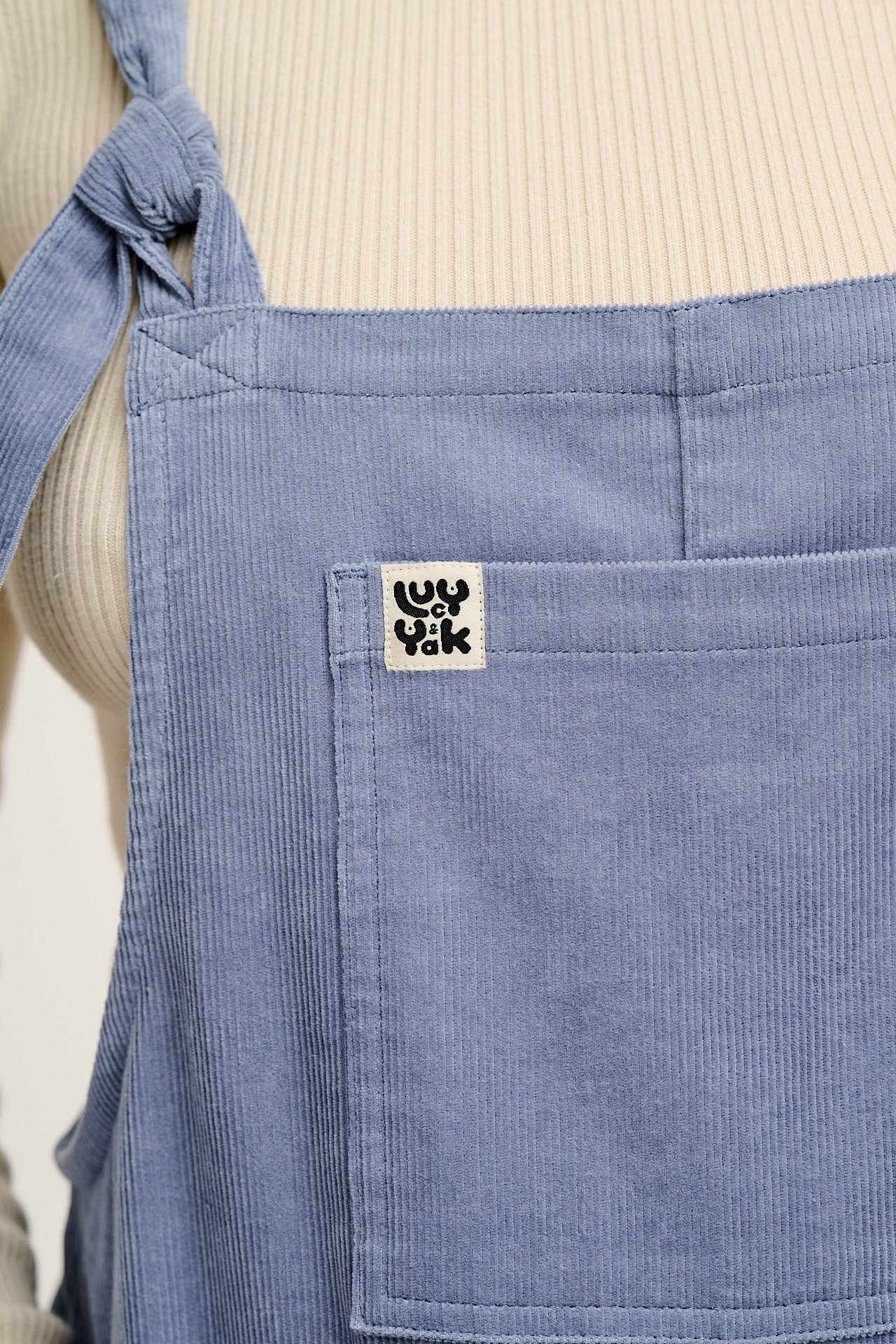 Original - Corduroy Dungarees in Powder Blue