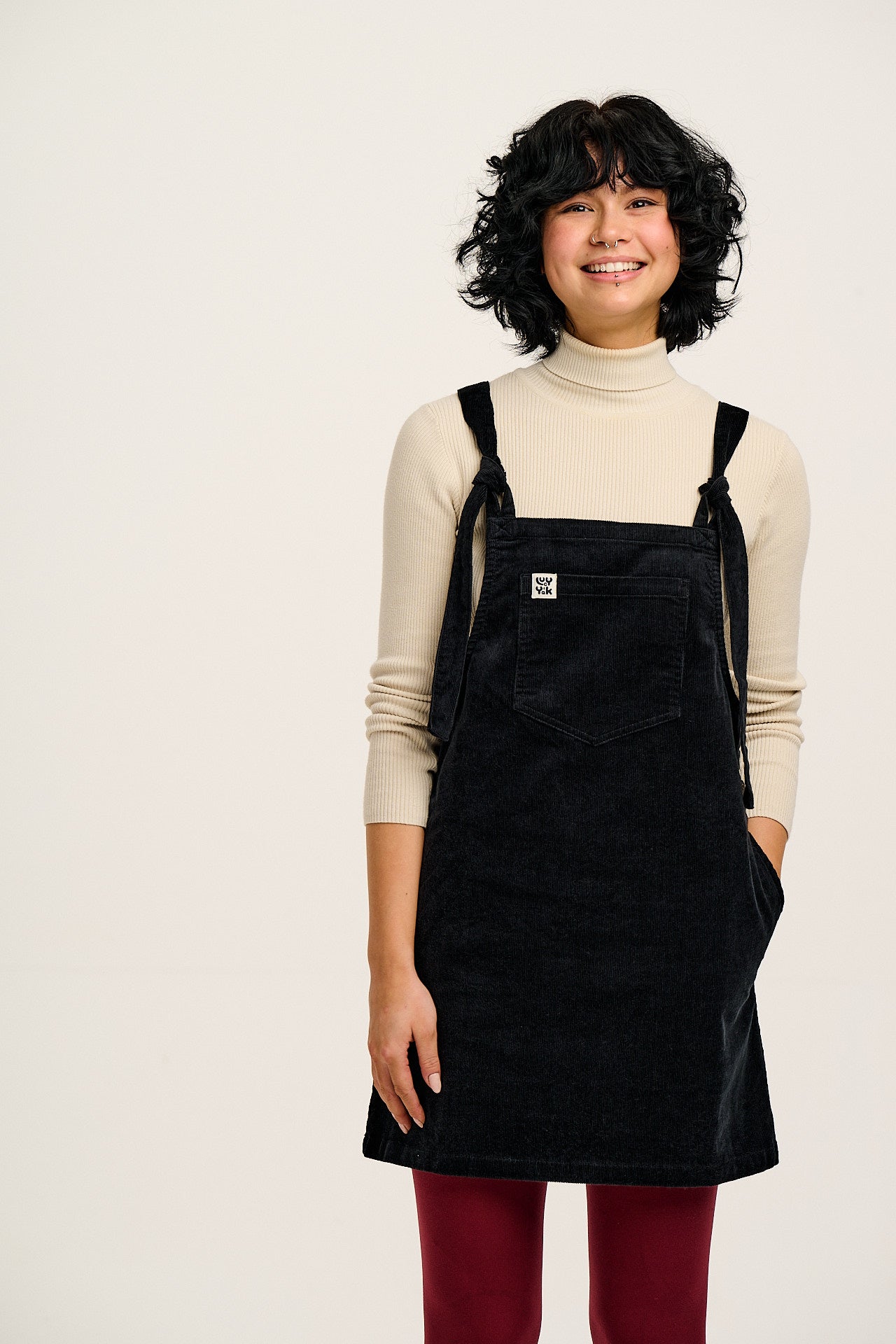 Mini Pini - Corduroy Dress in Black