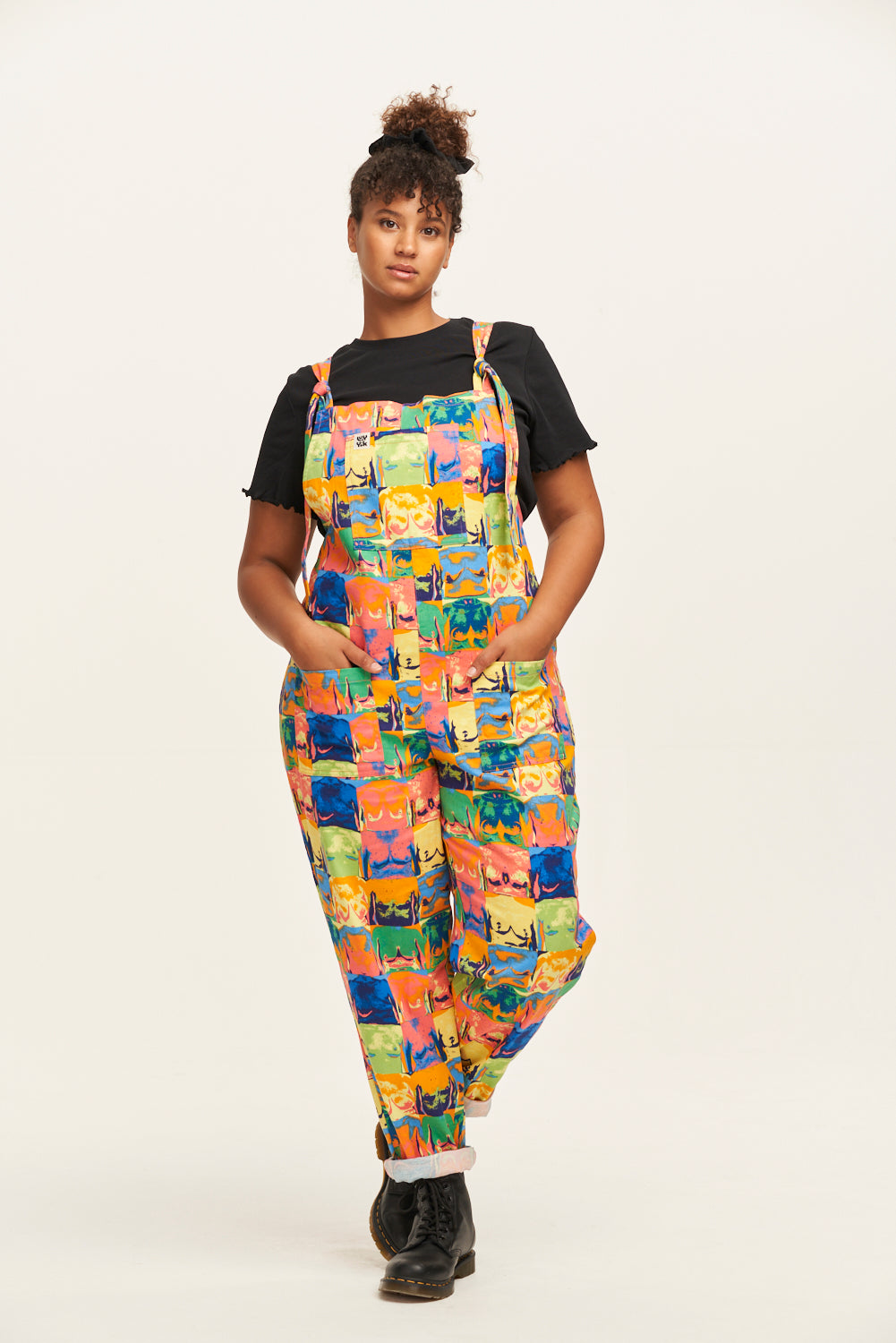 L.E. Original - Twill Dungaree in Baring All Print