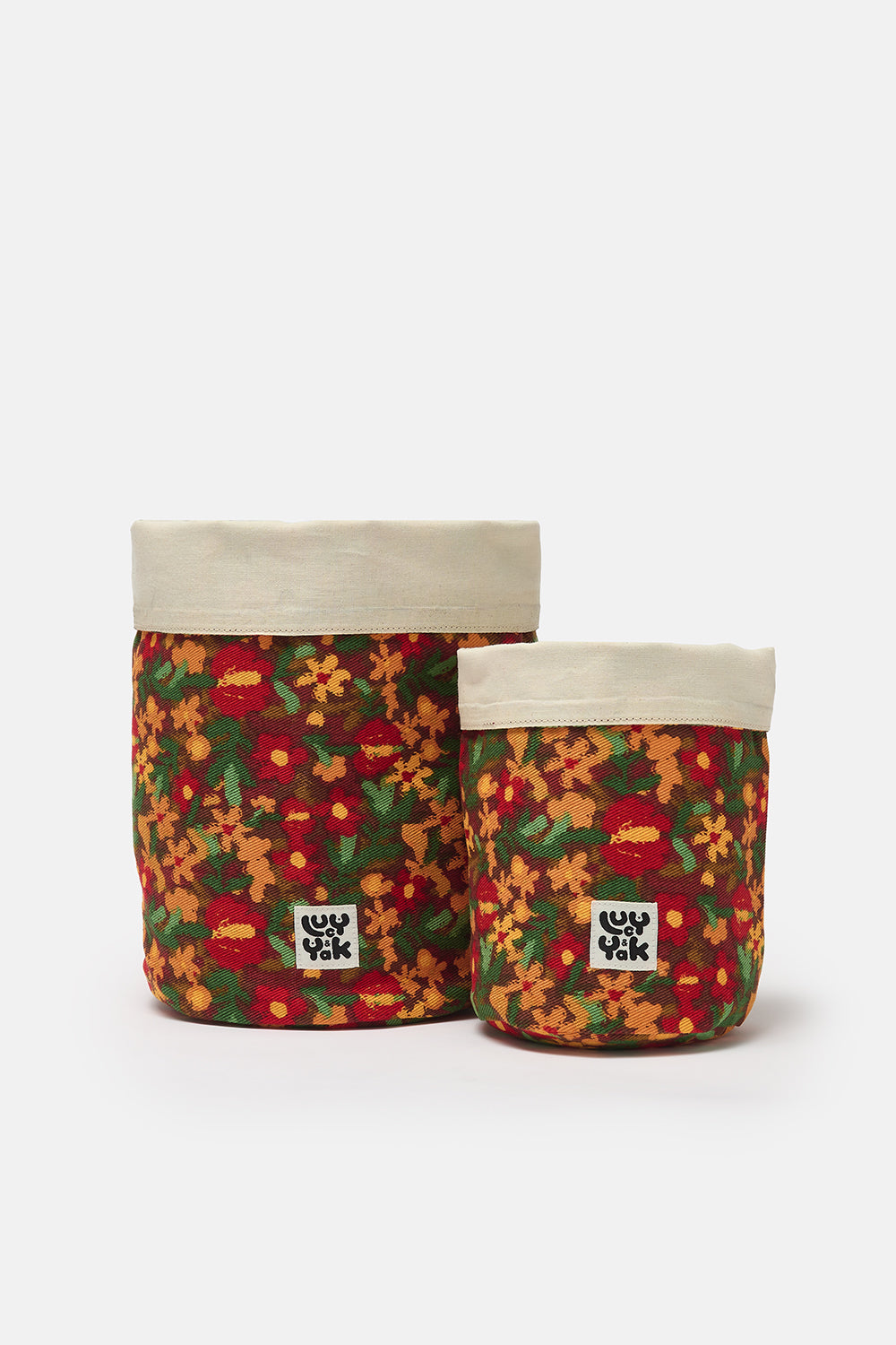 Runa - Plant Pot Covers in Rodeo Floral Print (2 Pack)