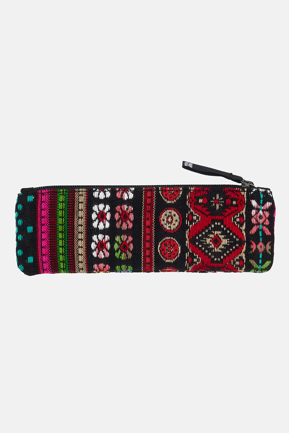 Pierra - Pencil Case Pouch in Multi Jacquard Print