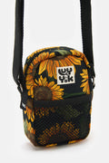 Brady - Crossbody Cotton Twill Bag in Sunflower Print