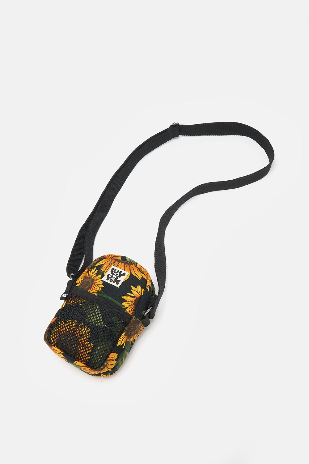 Brady - Crossbody Twill Bag in Sunflower Print