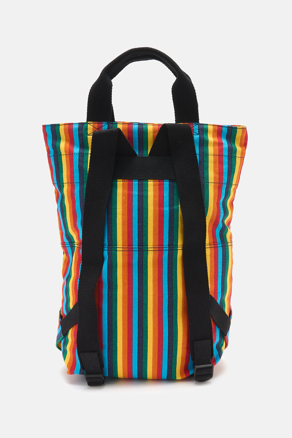 Dylan - Cotton Backpack in Rainbow Print