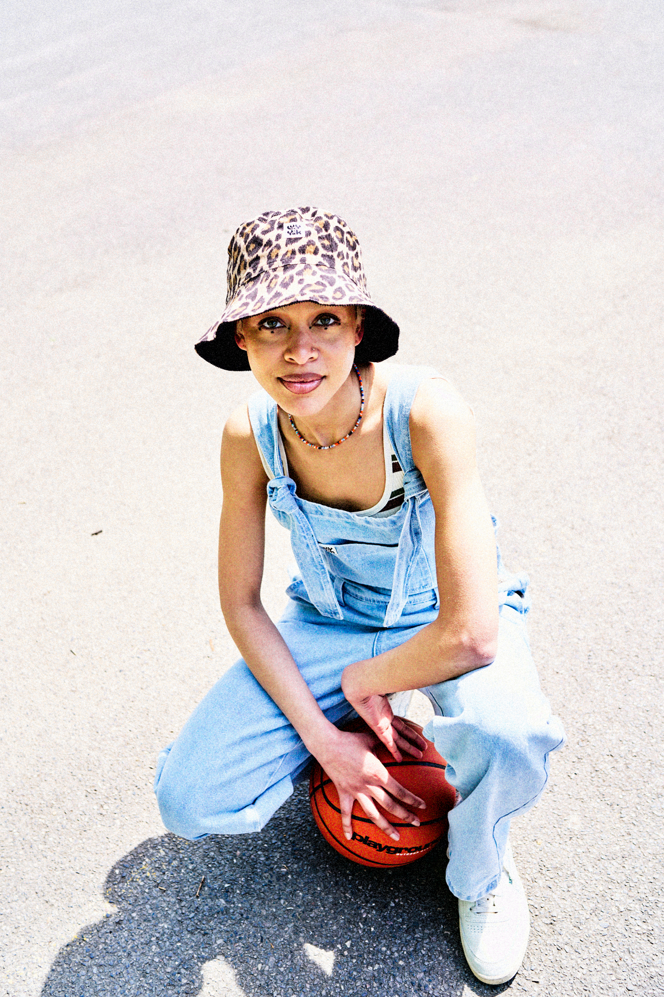 Travis - Reversible Corduroy Bucket Hat in Leo Print